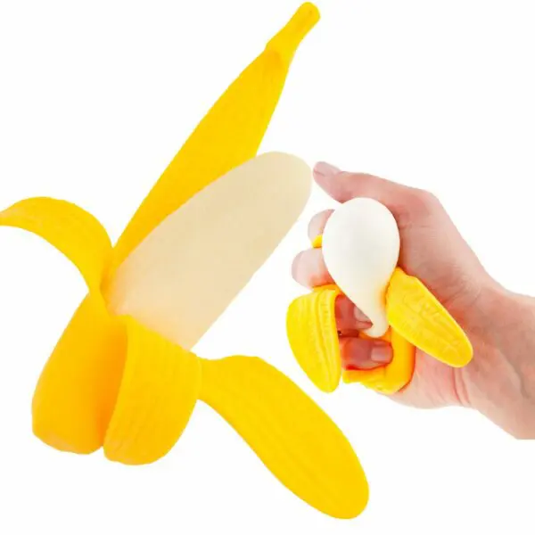 Gniotek banan – antystresowy gadżet w kształcie banana