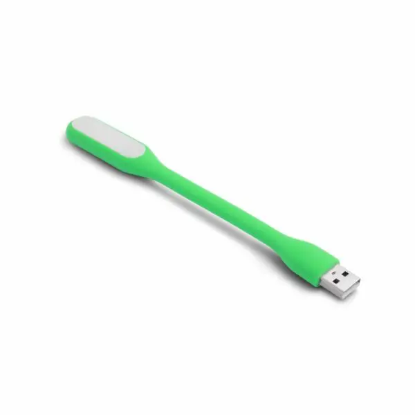 Zielona lampka LED z zasilaniem USB
